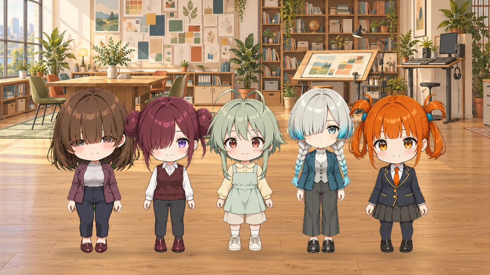 Animal Pie Songのメンバー5人が並んでいる写真