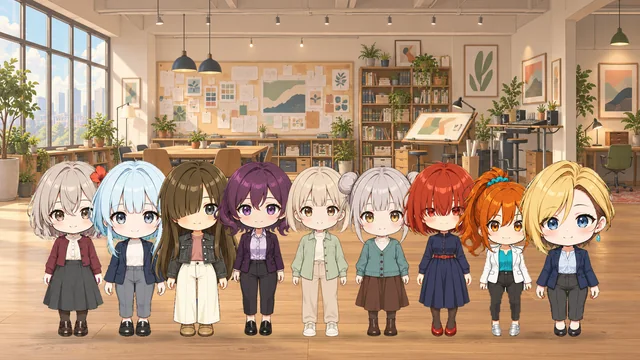 アンサンブルアンブレラのメンバーが並んでいる写真