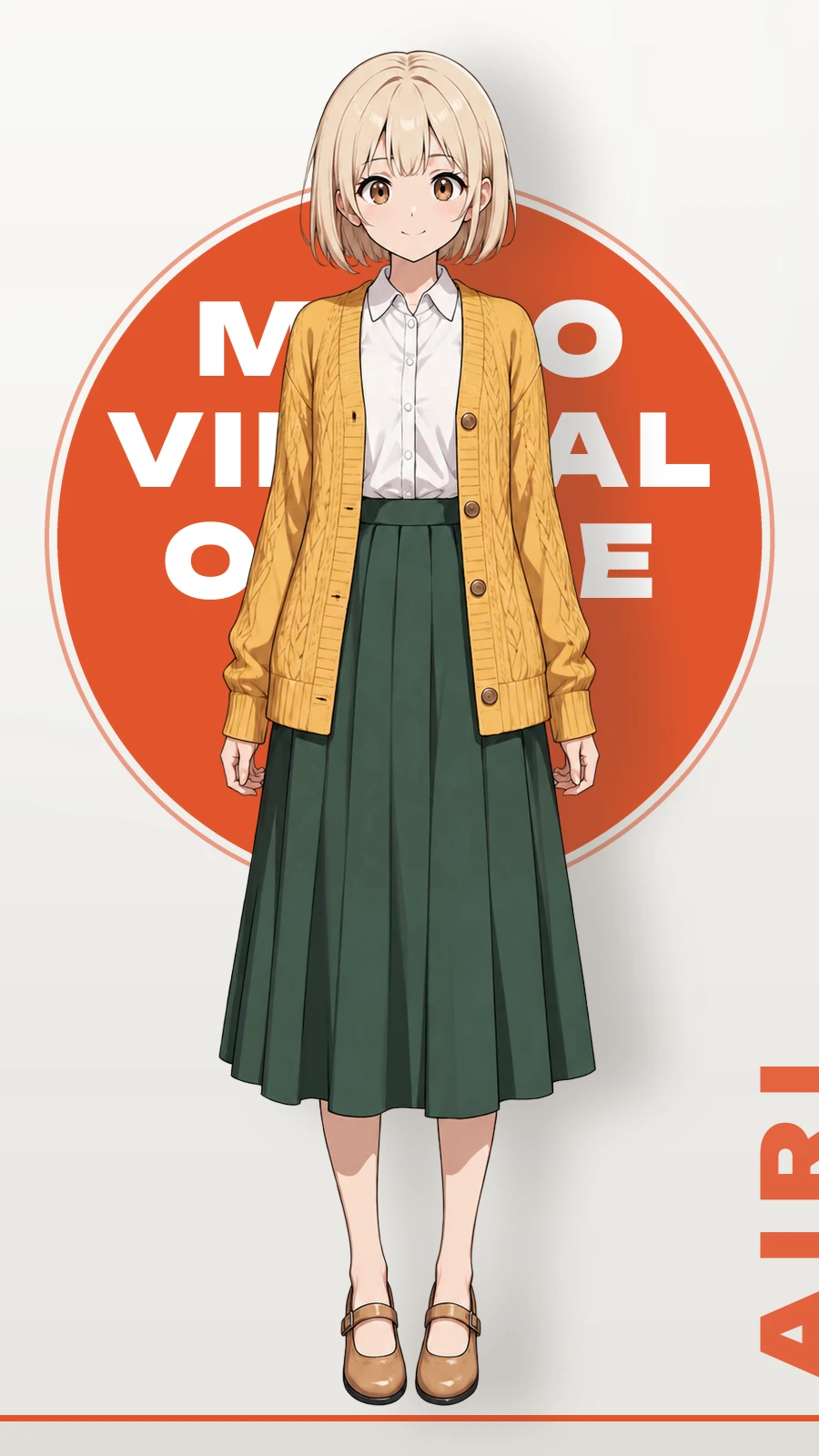 アイリの立ち絵(全身)