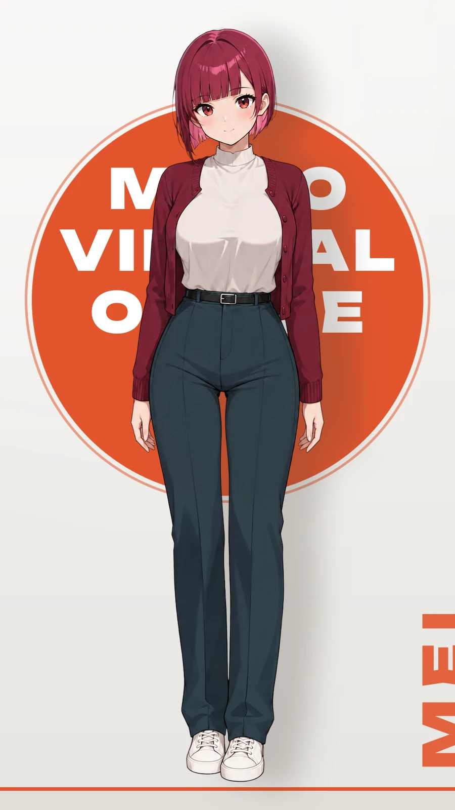 メイの立ち絵（全身）